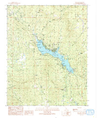 1990 Map of Bass Lake, CA — High-Res | Pastmaps